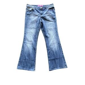 GLO Jeans Low Rise Skinny Juniors Size 15 Blue Stretch Denim Bootcut Women